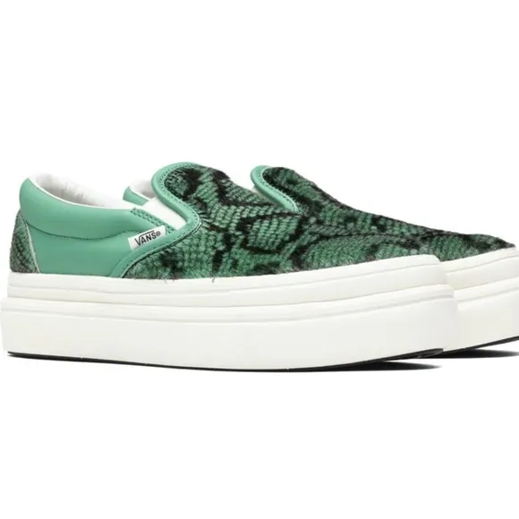 Vans Platform Super Comfy Cush Crème de Menthe  Sneakers Shoes