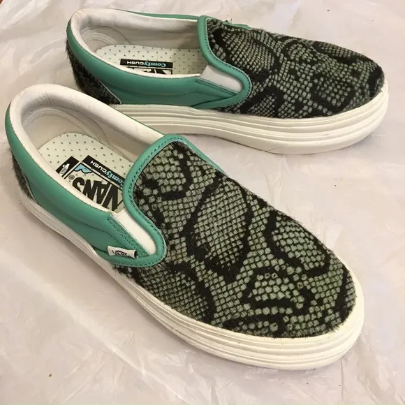 Vans Platform Super Comfy Cush Crème de Menthe  Sneakers Shoes