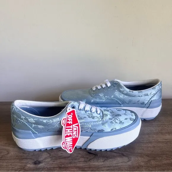 Vans Satin Floral ERA Stacked Women's Platform Shoe Size 8.5 SKU#241263