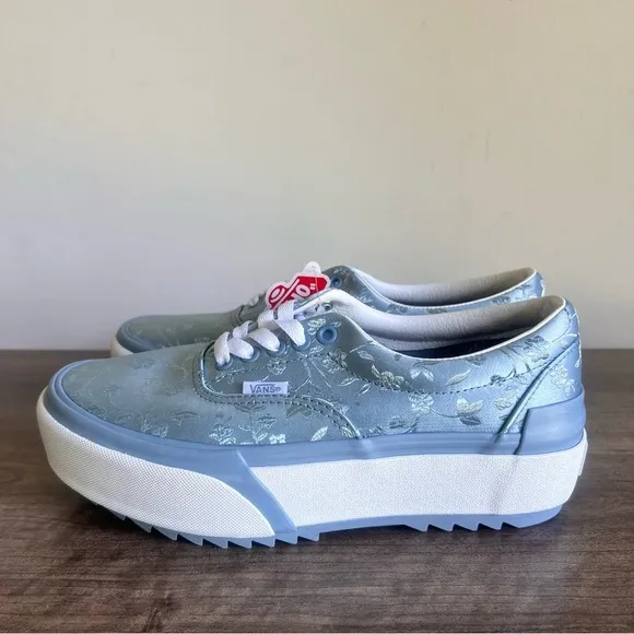 Vans Satin Floral ERA Stacked Women's Platform Shoe Size 8.5 SKU#241263