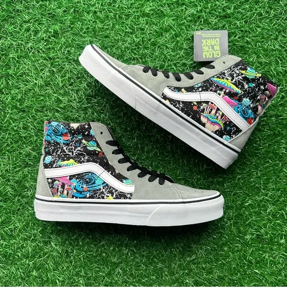 Vans Sk8 Hi Cosmic Glow Shadow True White