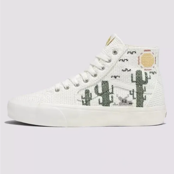 Vans Sk8-Hi Tapered VR3 Sneaker Desert Embroidery Women’s Sz 10.5 Men’s Sz 9 New