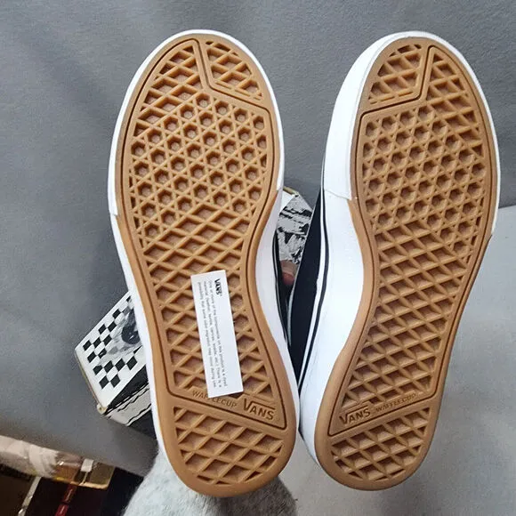 VANS SKATE KYLE WALKER SKATEBOARD SHOES BLACK/WHITE MEN'S SZ 5 - NIB