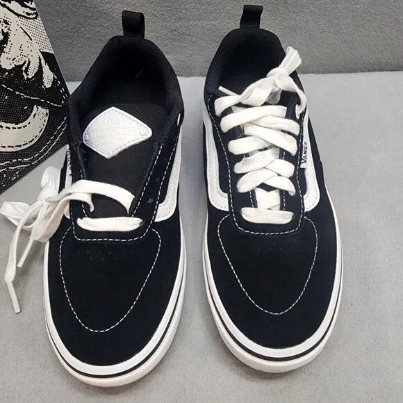 VANS SKATE KYLE WALKER SKATEBOARD SHOES BLACK/WHITE MEN'S SZ 5 - NIB