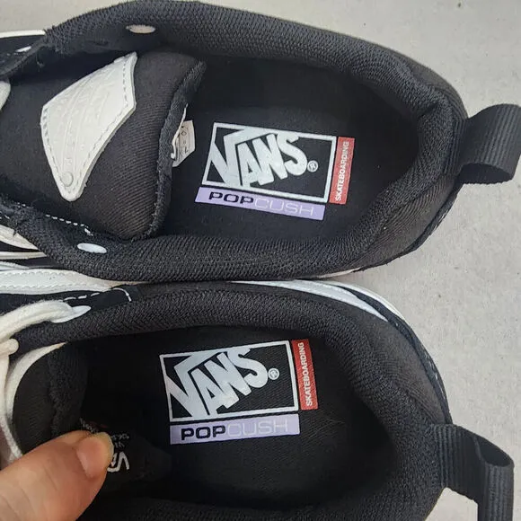 VANS SKATE KYLE WALKER SKATEBOARD SHOES BLACK/WHITE MEN'S SZ 5 - NIB
