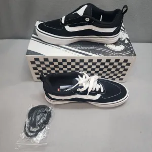 VANS SKATE KYLE WALKER SKATEBOARD SHOES BLACK/WHITE MEN'S SZ 5 - NIB