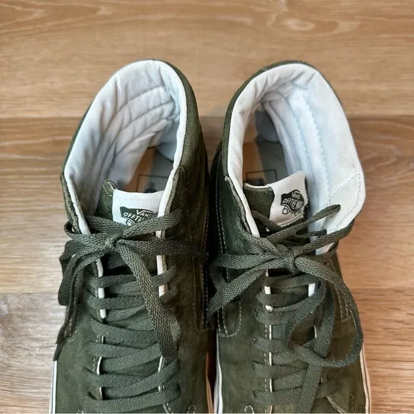 Vans Unisex Sk8-Hi Green Sneaker Shoes
