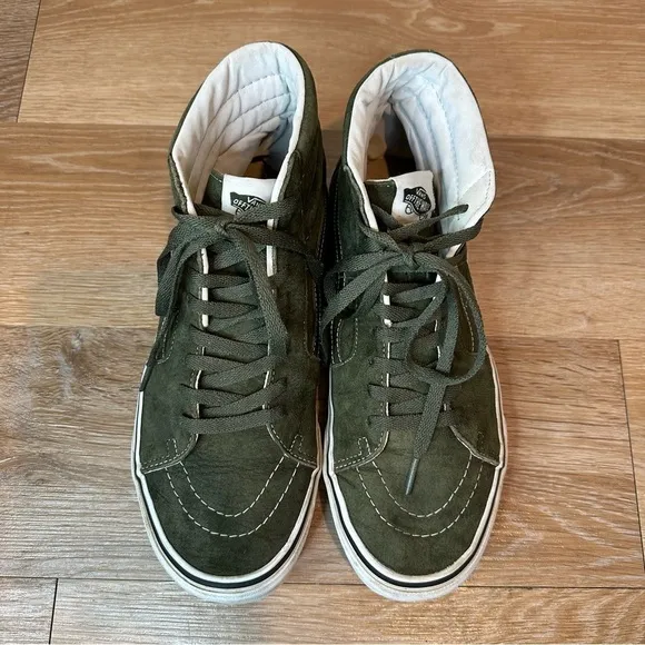Vans Unisex Sk8-Hi Green Sneaker Shoes