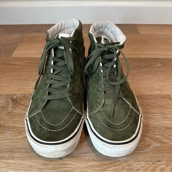 Vans Unisex Sk8-Hi Green Sneaker Shoes
