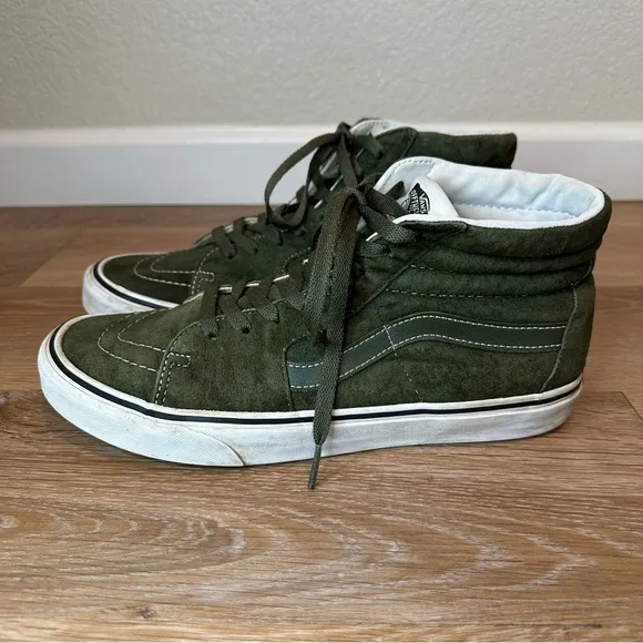 Vans Unisex Sk8-Hi Green Sneaker Shoes