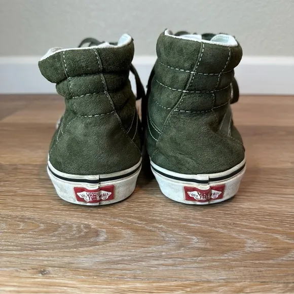 Vans Unisex Sk8-Hi Green Sneaker Shoes