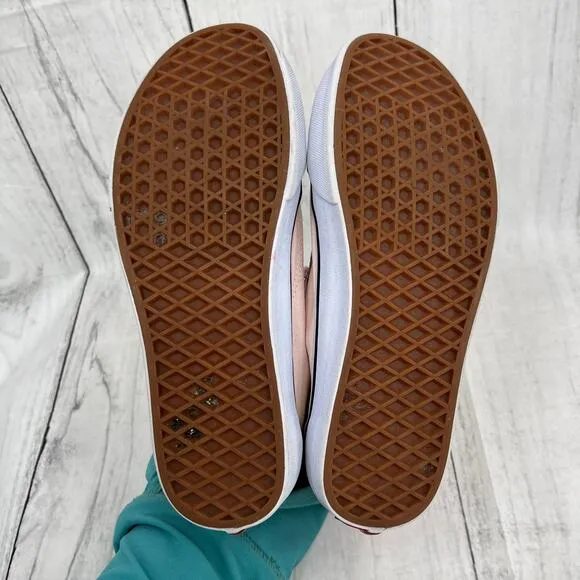 Vans Women's 9.5 Custom Pink Old Skool Suede Canvas Skate Sneaker Shoes