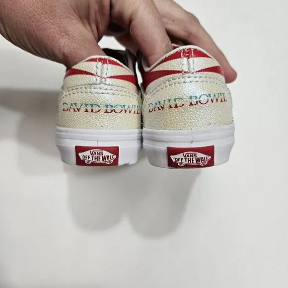 Vans X David Bowie Old Skool Kids Shoes Toddler Size 4.5 Aladdin Sane RETRO EUC