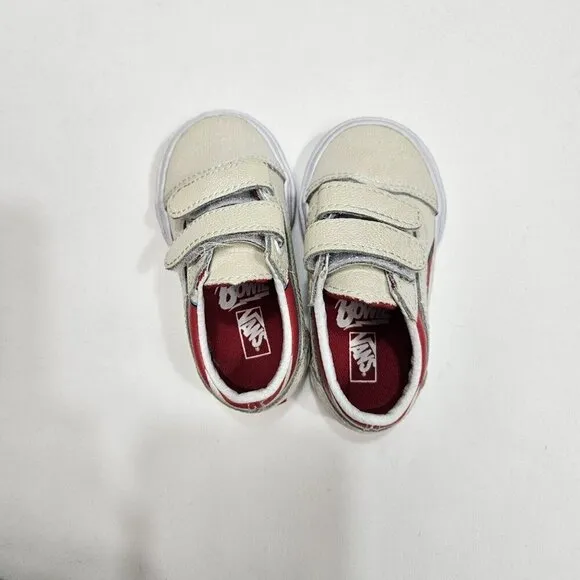 Vans X David Bowie Old Skool Kids Shoes Toddler Size 4.5 Aladdin Sane RETRO EUC