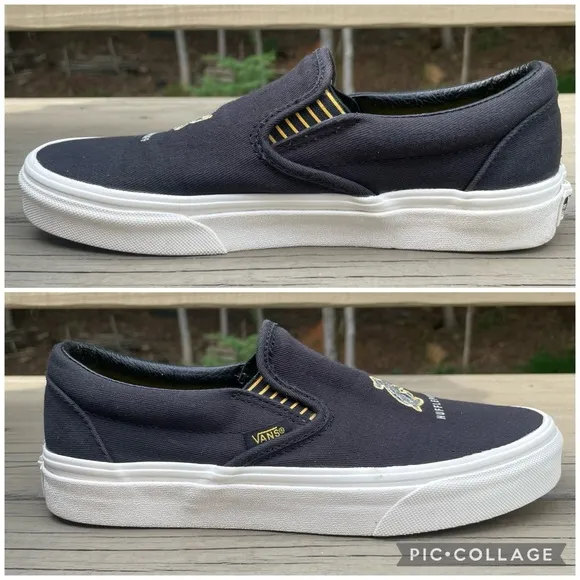Vans x Harry Potter Hufflepuff Classic Slip On Shoes size 7