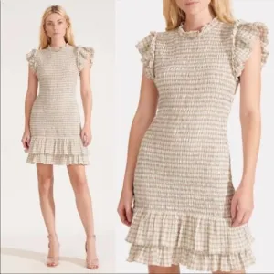 Veronica Beard Cici Smocked Dress