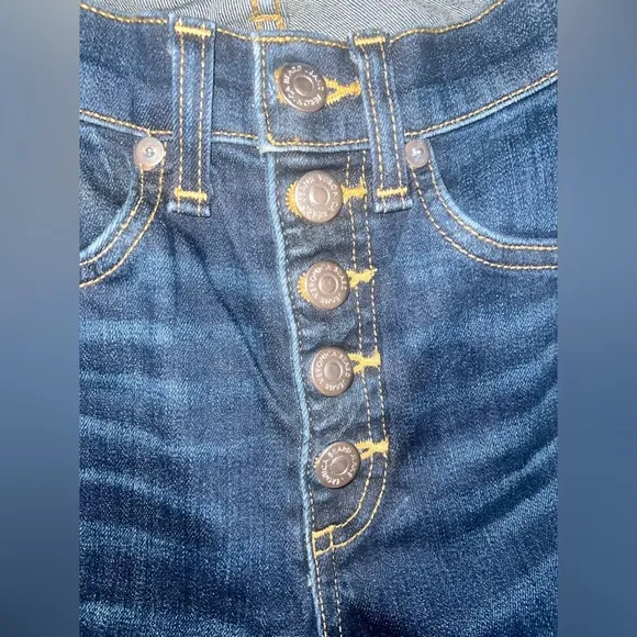 Veronica Beard Debbie 10” Women's Dark Blue High-Waisted Skinny Jeans size 24