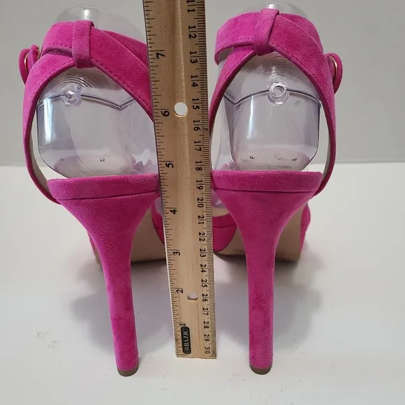 Veronica Beard Fuchsia‎ Darcelle Women's Platform Sandals Size 8.5