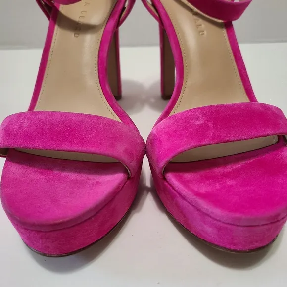 Veronica Beard Fuchsia‎ Darcelle Women's Platform Sandals Size 8.5