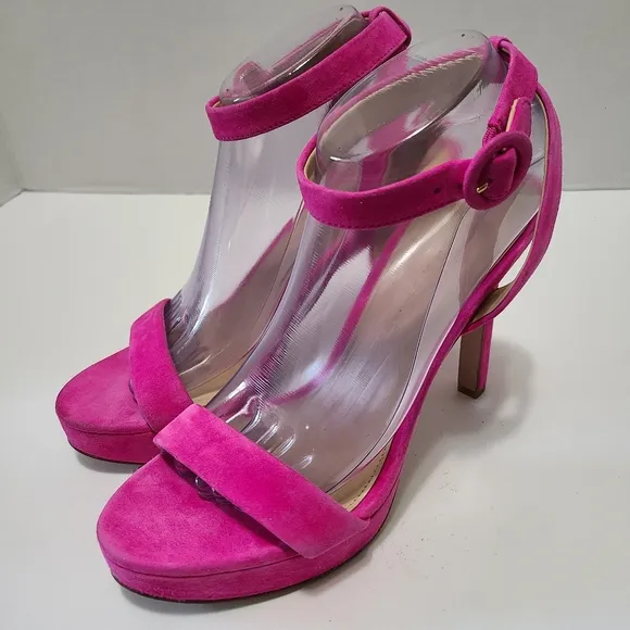 Veronica Beard Fuchsia‎ Darcelle Women's Platform Sandals Size 8.5