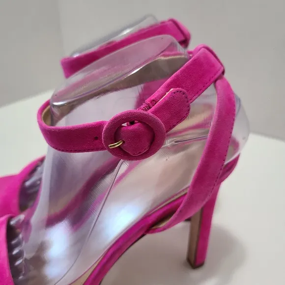 Veronica Beard Fuchsia‎ Darcelle Women's Platform Sandals Size 8.5
