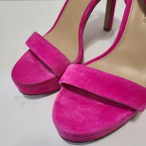 Veronica Beard Fuchsia‎ Darcelle Women's Platform Sandals Size 8.5
