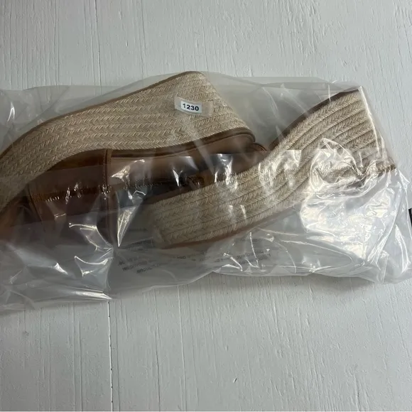 Veronica Beard Gable Suede Platform Espadrille Sandals Size 8.5 Hazelwood