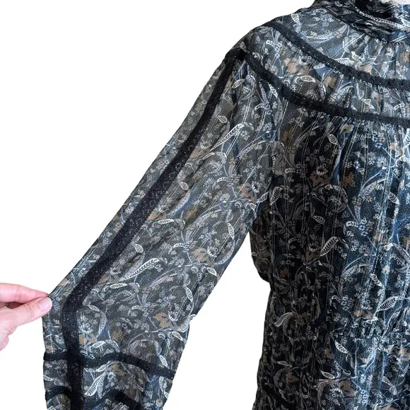 Veronica Beard Rahla Paisley Print Mini Dress sz 10