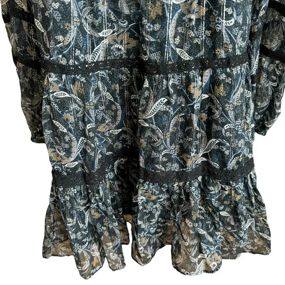 Veronica Beard Rahla Paisley Print Mini Dress sz 10