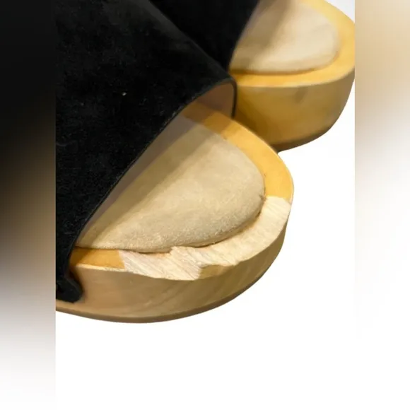 Veronica Beard Suede Clog Hannalee Sandals Size 6.5