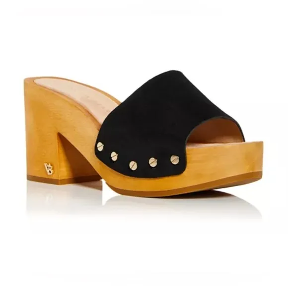 Veronica Beard Suede Clog Hannalee Sandals Size 6.5