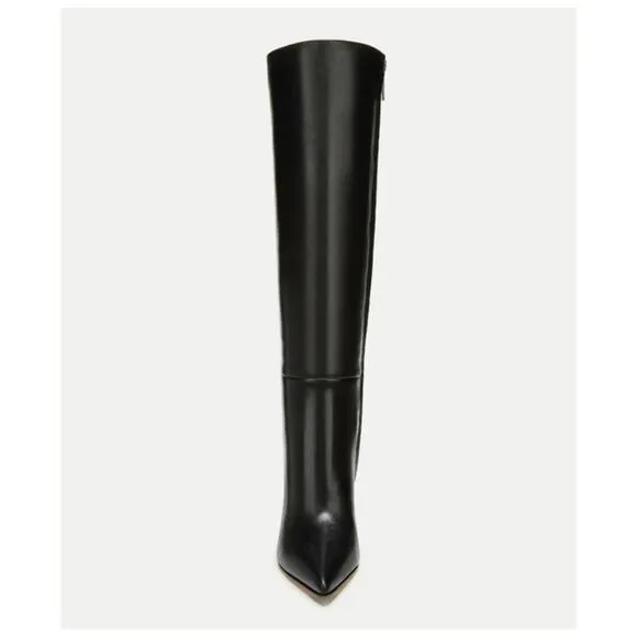 Veronica Beard Women's Lisa Pointed Toe High Heel Boots Black NIB 698 Sz 7.5