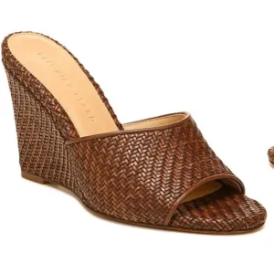 Veronica Beard Woven Platform Wedge Sandal