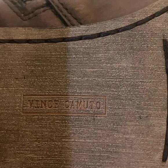 Vince Camuto brown leather riding boots: true countryside chic