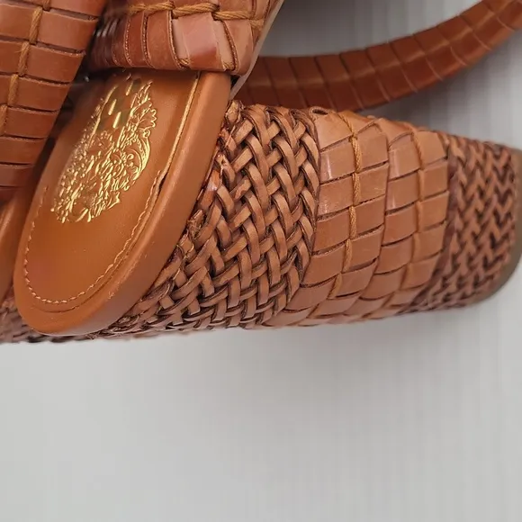 Vince Camuto Fancey Woven Platform Dress Sandals SZ 7.5