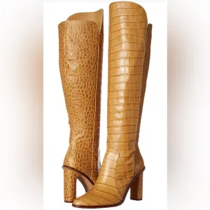 Vince Camuto Palley Cashew Crocodile Size 8.5