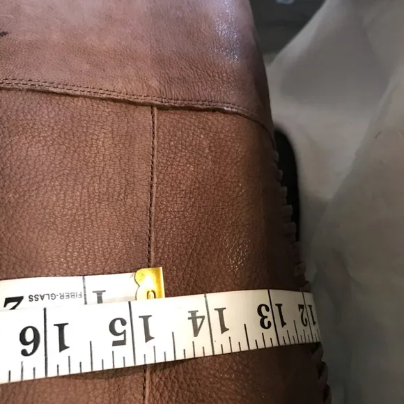 Vince Camuto Patamina Women’s Brown Soft Leather Knee High Chic Riding Boots