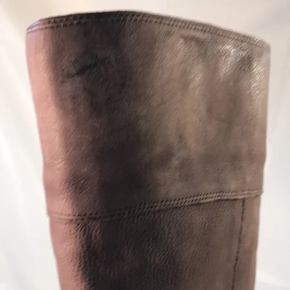 Vince Camuto Patamina Women’s Brown Soft Leather Knee High Chic Riding Boots