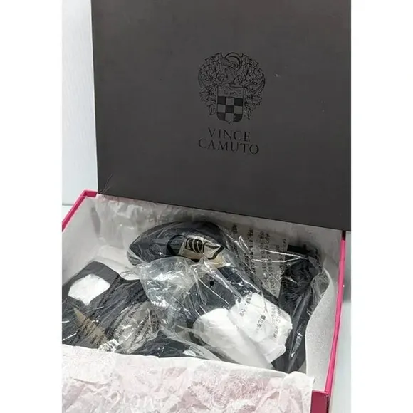 Vince Camuto Women's Jayvid Platform Dress Sandals Black Size 7 M (MSRP $139)