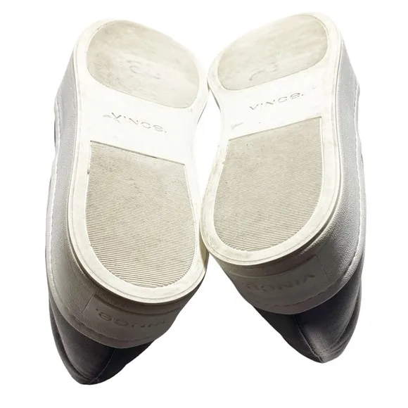 Vince Warren Women's Size 9M Shoes Silver Gray Velvet Low Top Platform Sneakers