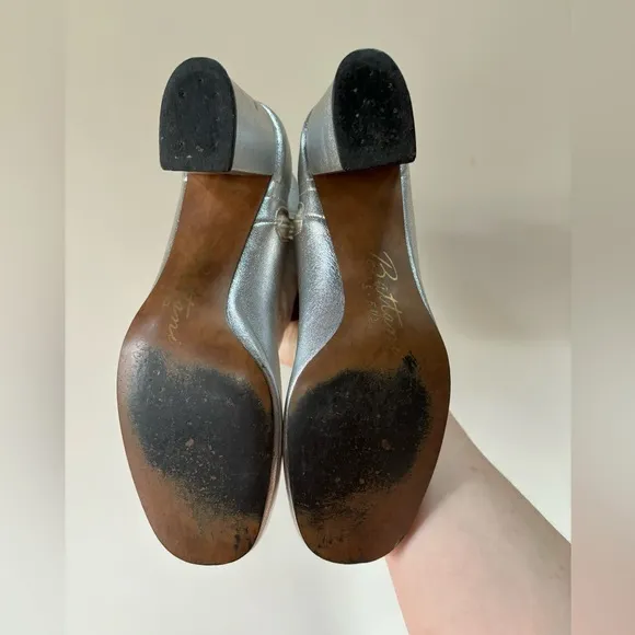 Vintage 1960s Battani Silver Gogo Boots