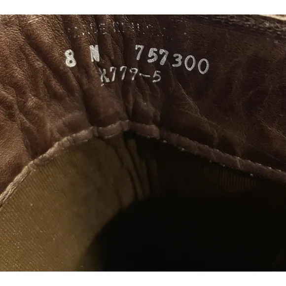 Vintage 1970s Campus Trendy Boots Dexter Cognac Brown Leather Sz 8 - Fits Like 7