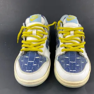 Vintage 2007 Nike Dunk Low Twilight Blue Retro Shoes 309601-143 6y
