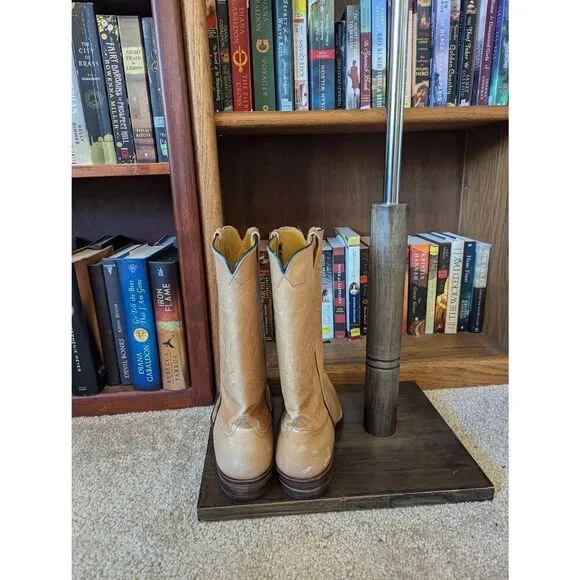 Vintage 70s Cutter Bill Western World Mens 10 Leather Cowboy Boots USA