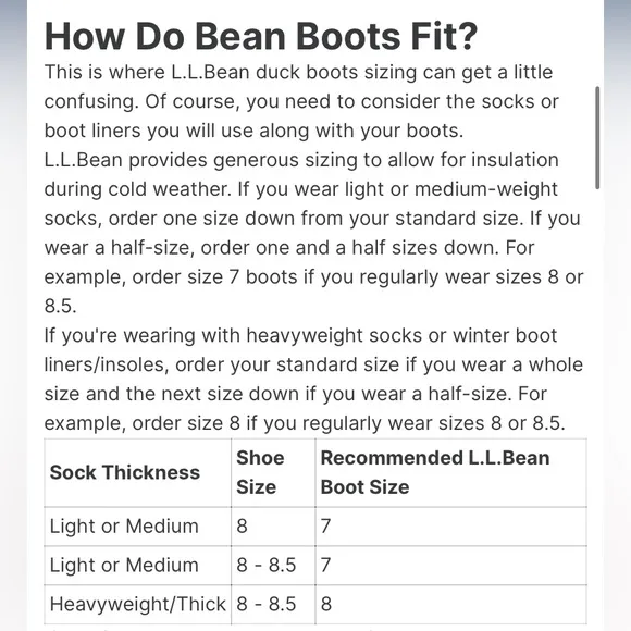 Vintage 8” L.L. Bean Boots