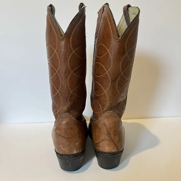 Vintage Acme Vulcan Western Cowboy Work Boots Men's 10.5EW Ranch Farm Horse 4689