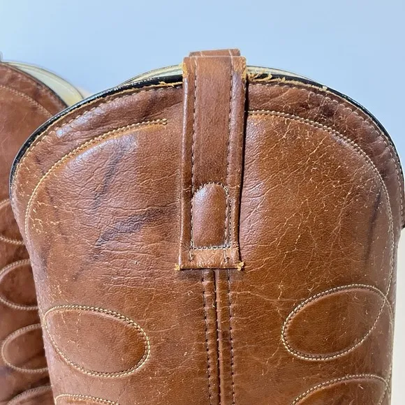 Vintage Acme Vulcan Western Cowboy Work Boots Men's 10.5EW Ranch Farm Horse 4689
