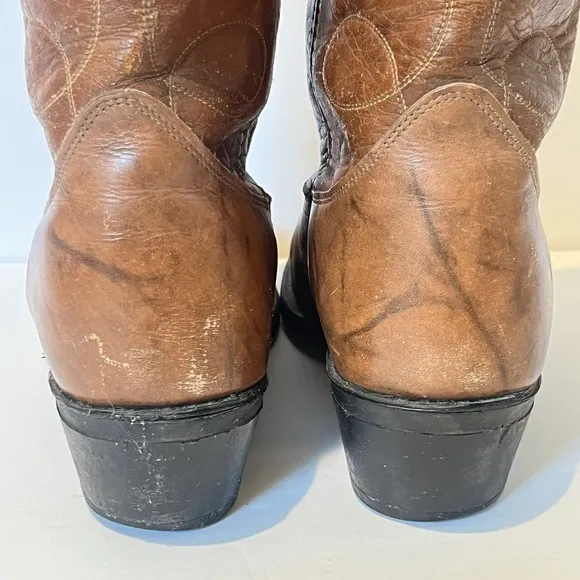 Vintage Acme Vulcan Western Cowboy Work Boots Men's 10.5EW Ranch Farm Horse 4689