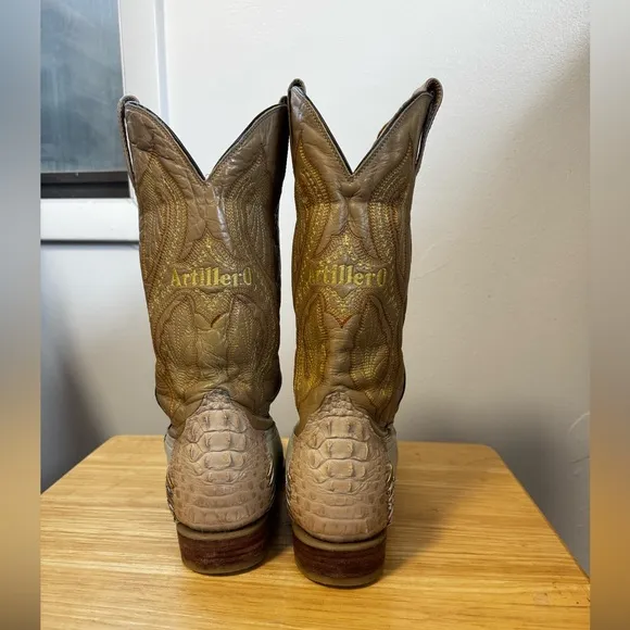 Vintage BOTAS ARTILLERO CountryWestern Boots Man Size 27.5 fits like 8/8.5