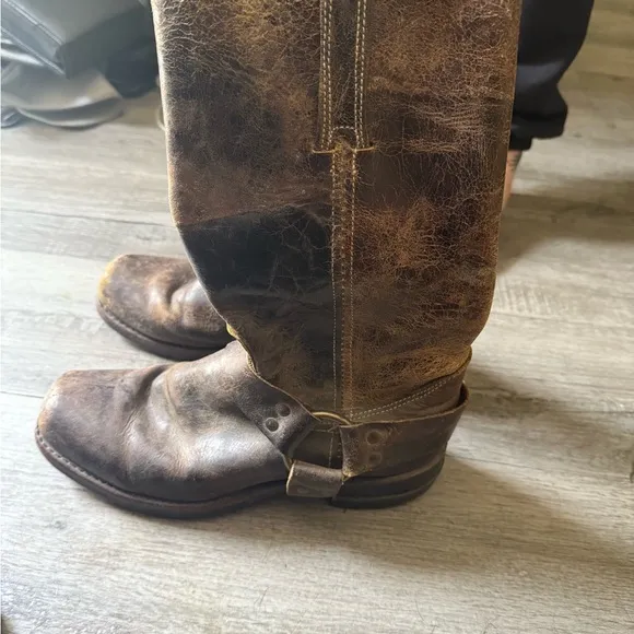 Vintage Brown Leather Boots